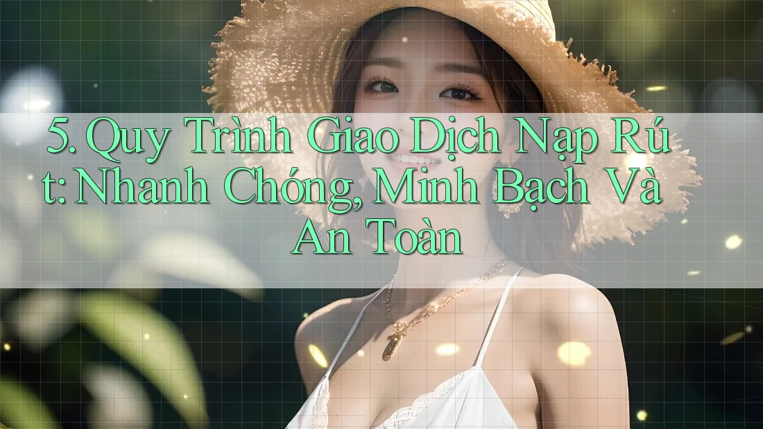 5. Quy Trình Giao Dịch Nạp Rút: Nhanh Chóng, Minh Bạch Và An Toàn 5. Quy Trình Giao Dịch Nạp Rút: Nhanh Chóng, Minh Bạch Và An Toàn