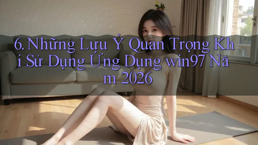 6. Những Lưu Ý Quan Trọng Khi Sử Dụng Ứng Dụng win97 Năm 2026 6. Những Lưu Ý Quan Trọng Khi Sử Dụng Ứng Dụng win97 Năm 2026