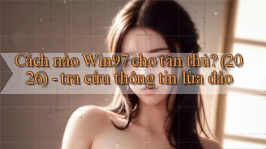 Cách nào Win97 cho tân thủ (2026)   tra cứu thông tin lừa đảo