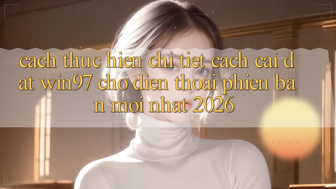 Cách thực hiện Chi Tiết Cách Cài đặt win97 Cho Điện Thoại Phiên bản mới Nhất 2026 Cách thực hiện Chi Tiết Cách Cài đặt win97 Cho Điện Thoại Phiên bản mới Nhất 2026