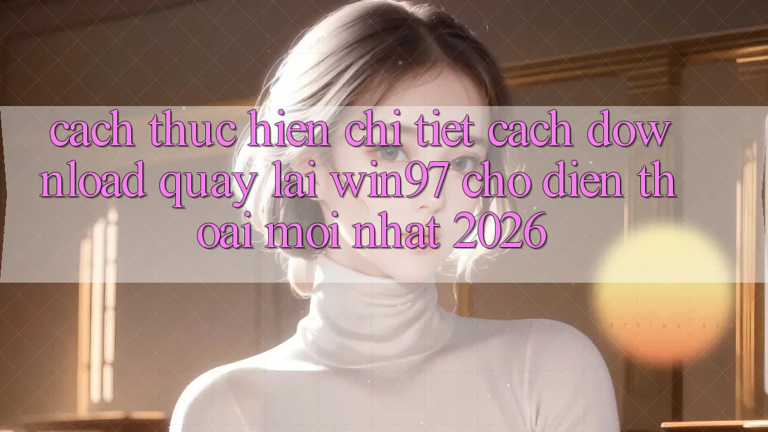 Cách thực hiện Chi Tiết Cách Download Quay lại win97 Cho Điện Thoại Mới Nhất 2026 Cách thực hiện Chi Tiết Cách Download Quay lại win97 Cho Điện Thoại Mới Nhất 2026