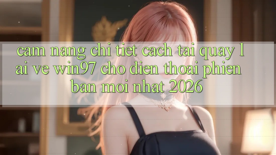 Cẩm nang Chi Tiết Cách Tải quay lại Về win97 Cho Điện Thoại Phiên bản mới Nhất 2026 Cẩm nang Chi Tiết Cách Tải quay lại Về win97 Cho Điện Thoại Phiên bản mới Nhất 2026