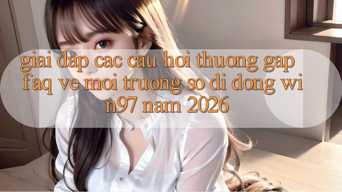 Giải Đáp Các Câu Hỏi Thường Gặp (FAQ) Về Môi trường số di động win97 Năm 2026