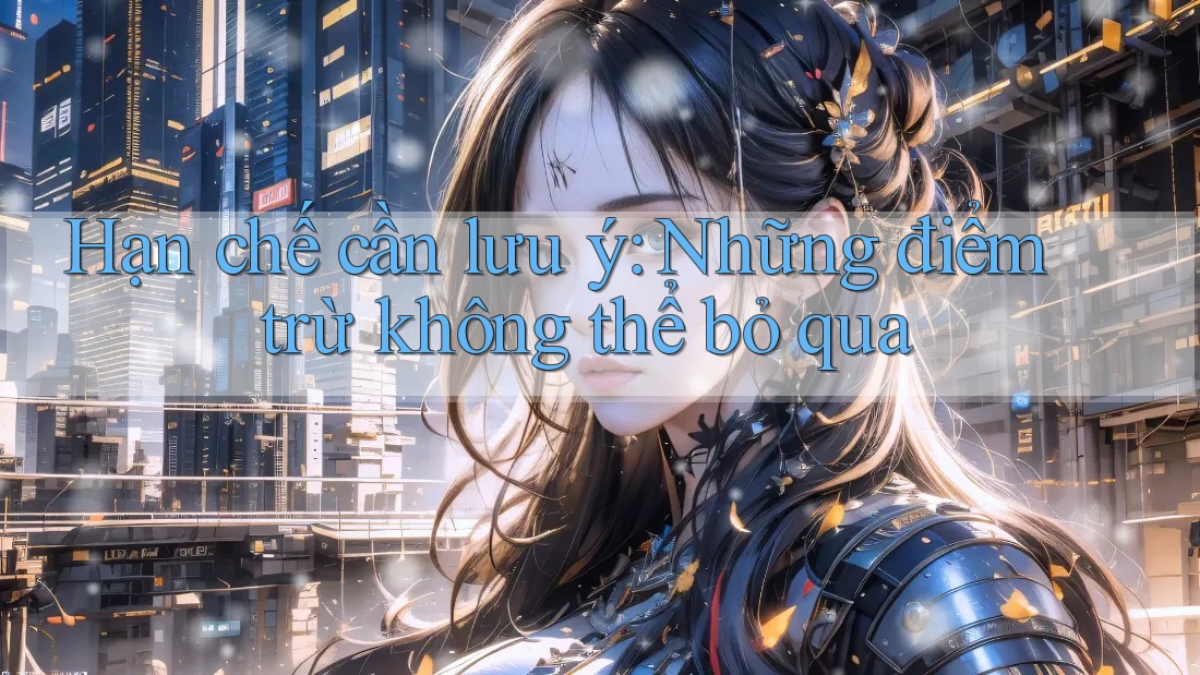 Hạn chế cần lưu ý: Những điểm trừ không thể bỏ qua Hạn chế cần lưu ý: Những điểm trừ không thể bỏ qua