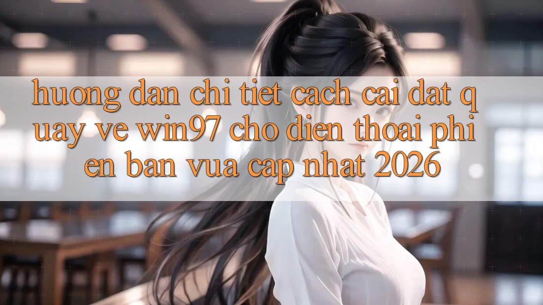Hướng Dẫn Chi Tiết Cách Cài đặt Quay về win97 Cho Điện Thoại Phiên bản vừa cập nhật 2026 Hướng Dẫn Chi Tiết Cách Cài đặt Quay về win97 Cho Điện Thoại Phiên bản vừa cập nhật 2026