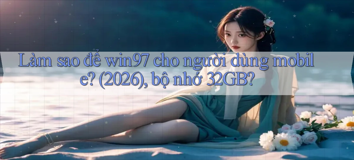 Làm sao để win97 cho người dùng mobile (2026), bộ nhớ 32GB