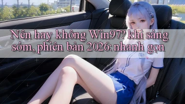 Nên hay không Win97 khi sáng sớm, phiên bản 2026 nhanh gọn