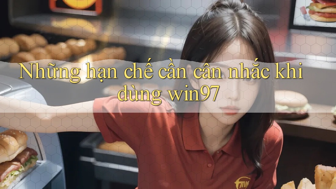 Những hạn chế cần cân nhắc khi dùng win97