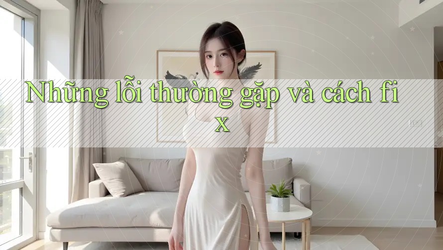 Những lỗi thường gặp và cách fix Những lỗi thường gặp và cách fix