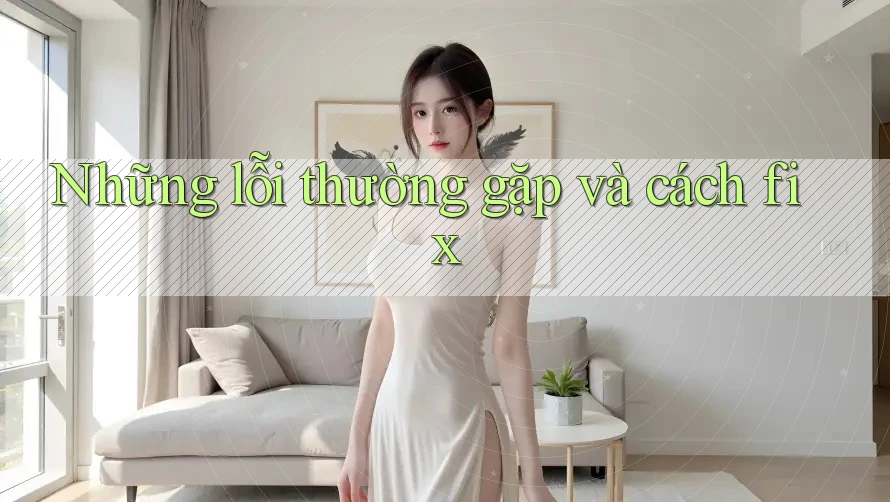 Những lỗi thường gặp và cách fix Những lỗi thường gặp và cách fix