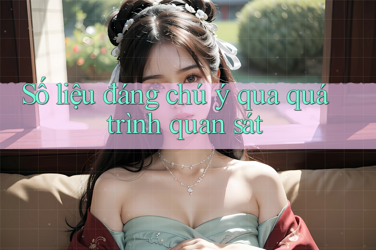 Số liệu đáng chú ý qua quá trình quan sát Số liệu đáng chú ý qua quá trình quan sát