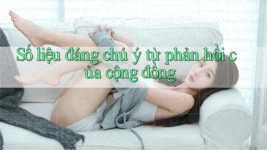 Số liệu đáng chú ý từ phản hồi của cộng đồng Số liệu đáng chú ý từ phản hồi của cộng đồng