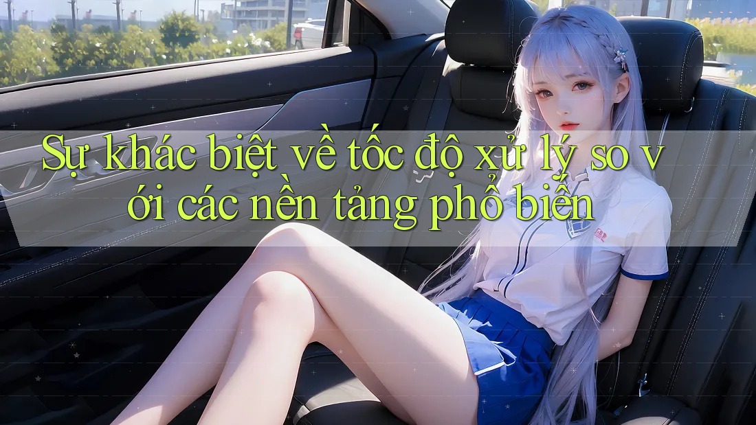 Sự khác biệt về tốc độ xử lý so với các nền tảng phổ biến Sự khác biệt về tốc độ xử lý so với các nền tảng phổ biến
