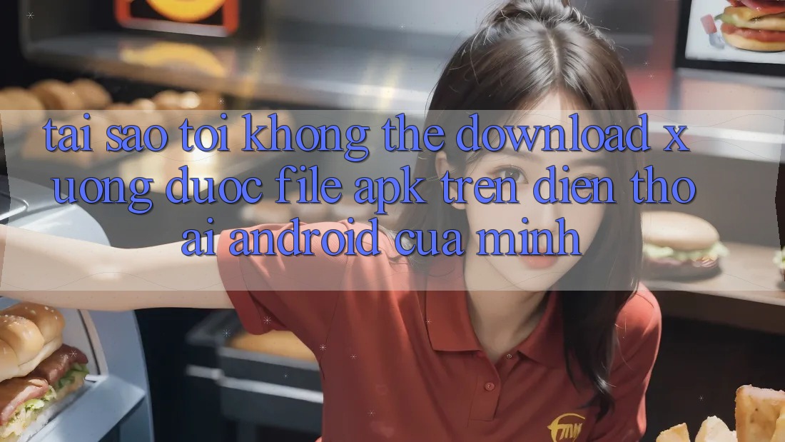 Tại sao tôi không thể download xuống được file APK trên điện thoại Android của mình? Tại sao tôi không thể download xuống được file APK trên điện thoại Android của mình?