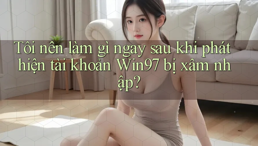 Tôi nên làm gì ngay sau khi phát hiện tài khoản Win97 bị xâm nhập? Tôi nên làm gì ngay sau khi phát hiện tài khoản Win97 bị xâm nhập?