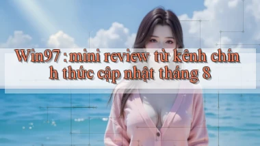 Win97 mini review từ kênh chính thức cập nhật tháng 8